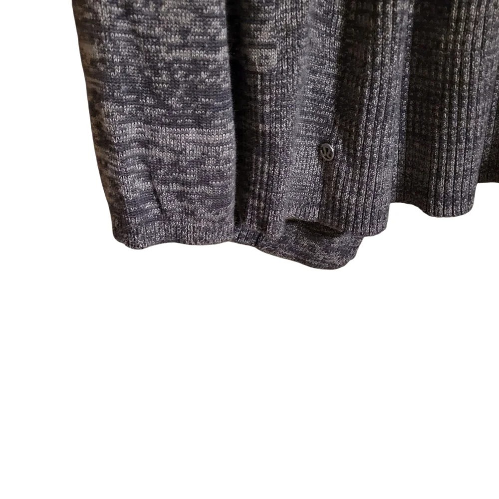 Lululemon Gray Peace Of Mind Cardigan Sweater